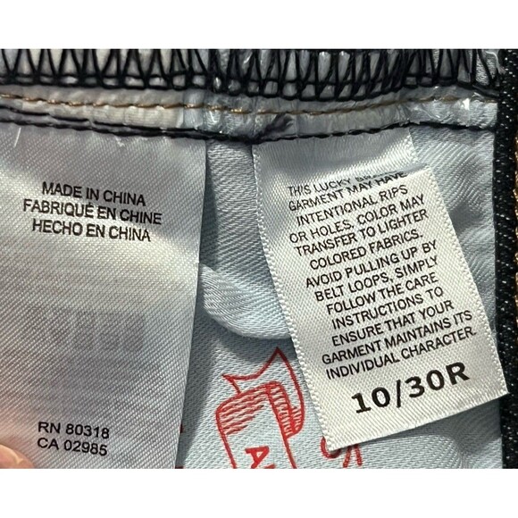 Lucky Brand Women's Mid Rise Sweet Straight Blue Denim Jeans Size 10/30 R - Picture 10 of 15